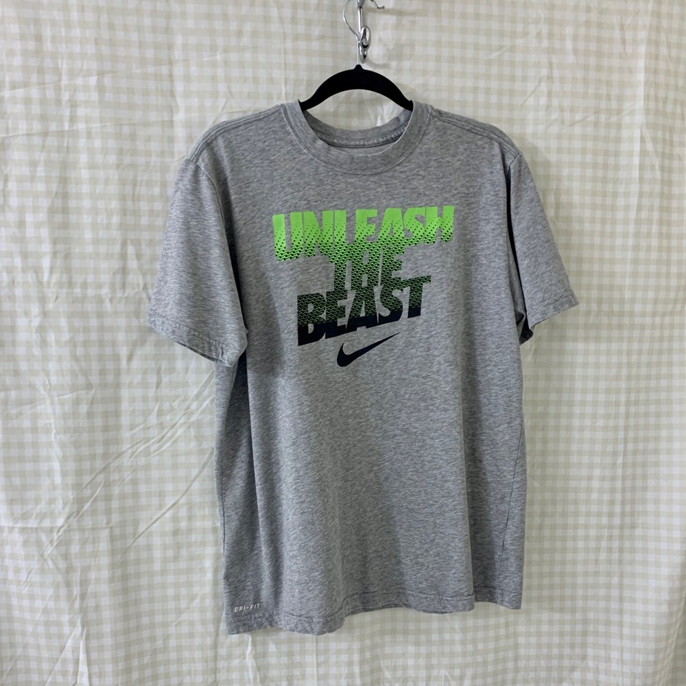 Nike dri fit men’s shirt “unleash the beast”